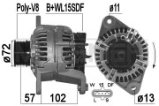 209489 generátor OEM ERA