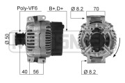 210272 ERA alternátor 210272 ERA