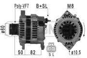 210871 ERA alternátor 210871 ERA