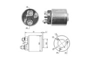 227056 ERA elektromagnetický spínač pre żtartér 227056 ERA