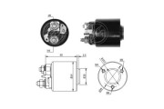 227383 ERA elektromagnetický spínač pre żtartér 227383 ERA