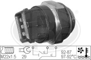 330272 ERA teplotný spínač ventilátora chladenia 330272 ERA