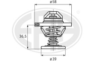 350138 ERA termostat chladenia 350138 ERA