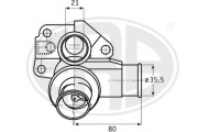 350236 ERA termostat chladenia 350236 ERA