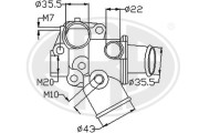 350284 ERA termostat chladenia 350284 ERA