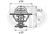 350287 ERA termostat chladenia 350287 ERA