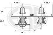 350296 ERA termostat chladenia 350296 ERA