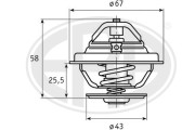 350301 ERA termostat chladenia 350301 ERA