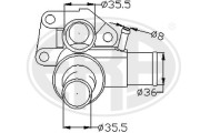 350315 ERA termostat chladenia 350315 ERA