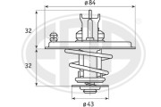 350334 ERA termostat chladenia 350334 ERA