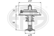 350348 ERA termostat chladenia 350348 ERA