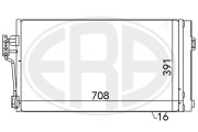 667064 Kondenzátor, klimatizace ERA