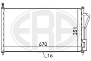 667065 ERA kondenzátor klimatizácie 667065 ERA