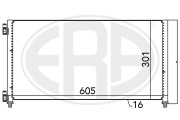 667066 ERA kondenzátor klimatizácie 667066 ERA