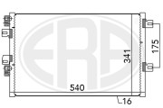 667073 ERA kondenzátor klimatizácie 667073 ERA