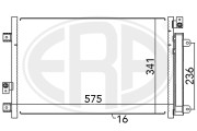 667076 Kondenzátor, klimatizace ERA