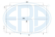667167 ERA kondenzátor klimatizácie 667167 ERA
