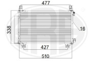 667185 ERA kondenzátor klimatizácie 667185 ERA