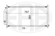 667194 ERA kondenzátor klimatizácie 667194 ERA