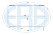 667204 ERA kondenzátor klimatizácie 667204 ERA