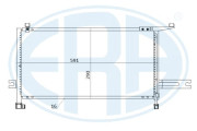 667238 Kondenzátor, klimatizace ERA