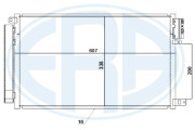 667246 ERA kondenzátor klimatizácie 667246 ERA