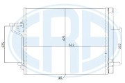 667248 ERA kondenzátor klimatizácie 667248 ERA