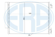667255 ERA kondenzátor klimatizácie 667255 ERA