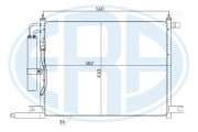 667261 Kondenzátor, klimatizace ERA