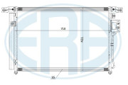 667267 ERA kondenzátor klimatizácie 667267 ERA