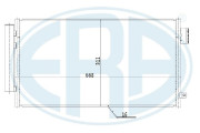 667275 ERA kondenzátor klimatizácie 667275 ERA