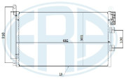 667279 ERA kondenzátor klimatizácie 667279 ERA