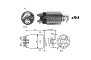 ZM2655 ERA elektromagnetický spínač pre żtartér ZM2655 ERA