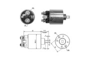 ZM3716 ERA elektromagnetický spínač pre żtartér ZM3716 ERA