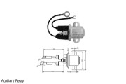 ZM409 ERA elektromagnetický spínač pre żtartér ZM409 ERA