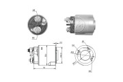 ZM4495 ERA elektromagnetický spínač pre żtartér ZM4495 ERA