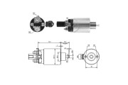 ZM4695 Elektromagnetický spínač, startér ERA