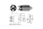 ZM4699 ERA elektromagnetický spínač pre żtartér ZM4699 ERA