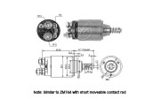 ZM544 ERA elektromagnetický spínač pre żtartér ZM544 ERA