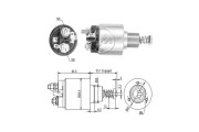 ZM576 ERA elektromagnetický spínač pre żtartér ZM576 ERA