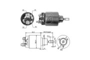 ZM671 ERA elektromagnetický spínač pre żtartér ZM671 ERA