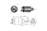 ZM777 ERA elektromagnetický spínač pre żtartér ZM777 ERA