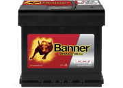 013550030101 BANNER Startovací baterie 12V / 50Ah / 450A - pravá (Power Bull) | 013550030101 (P50 03) BannerPool