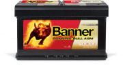 016580010101 80Ah baterie, 800A, pravá BANNER Running Bull AGM 315x175x190 58001 BannerPool