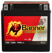 021512140100 BANNER Motobaterie YTX14-BS / 12V / 12Ah / 190A (Bike Bull AGM) | 021512140100 (AGM 512 14) BannerPool