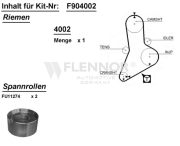 F904002 FLENNOR sada ozubeného remeňa F904002 FLENNOR