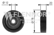 FS99401 Napínací kladka, žebrovaný klínový řemen FLENNOR