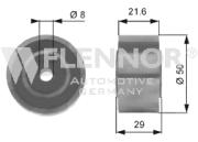 FS99413 Vratná/vodicí kladka, klínový žebrový řemen FLENNOR