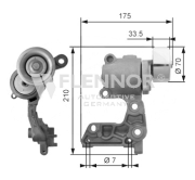 FS99471 Napínací kladka, žebrovaný klínový řemen FLENNOR