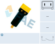 24860 Spínač, ovládání spojky (GRA) FAE